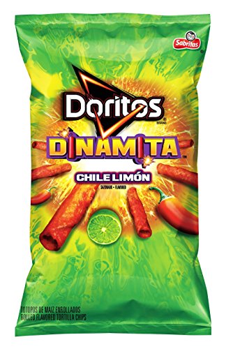 Doritos Dinamita Chile Limón Rolled Flavored Tortilla Chips, 9.25 Ounce