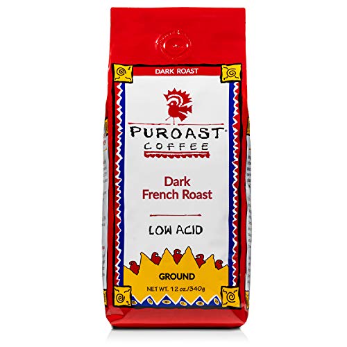Puroast Coffee B004JQVASM Puroast Low Acid Coffee Dark French Roast Ground cover