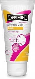 Creme Depilatório Facial com Aloe Vera, Jojoba e Vitamina E 40g