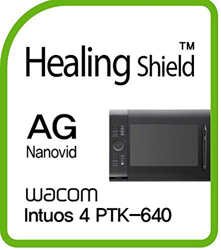 Healingshield �X�L���V�[���t���ی�t�B���� Anti-Fingerprint Anti-Glare Matte Film for Wacom Tablet Intuos 4 PTK-640 [Front 1pc]
