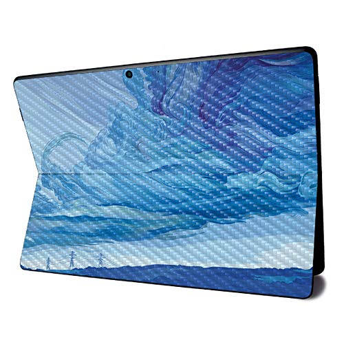 Image of MightySkins Carbon Fiber Skin for Microsoft Surface Pro X - Cell Phone Towers | Textured Carbon Fiber Finish | Easy to Apply, Remove, and Change Styles | Made in The USA