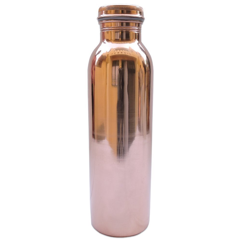 Bouteille d'eau en cuivre pur Aakrati INC gourde étanche anti-fuite sans joint