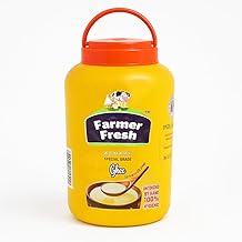 Farmer Fresh 5L Cow Desi Ghee Pet Jar – 100% Pure & Natural | Highly Nutritious Desi Ghee for Easy Digestion | Traditional Rich Flavor for Cooking & Ayurvedic Benefits