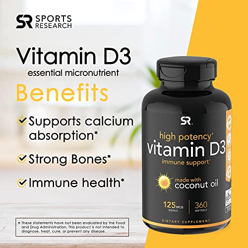 Vitamin-D3-5000iu-125mcg-with-Coconut-Oil-High-Potency-Vitamin-D-for-Immune-Bone-Support-Non-GMO-Verified-Gluten-Soy-Free-360-Mini-Liquid-Softgels