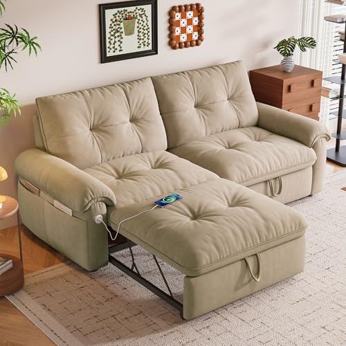 howcool Queen Sleeper Sofa Bed, 77