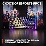 SteelSeries Apex Pro Mini HyperMagnetic Gaming Keyboard – Adjustable Actuation – Compact 60% Form Factor – RGB – PBT Keycaps – USB-C​ - Image 4