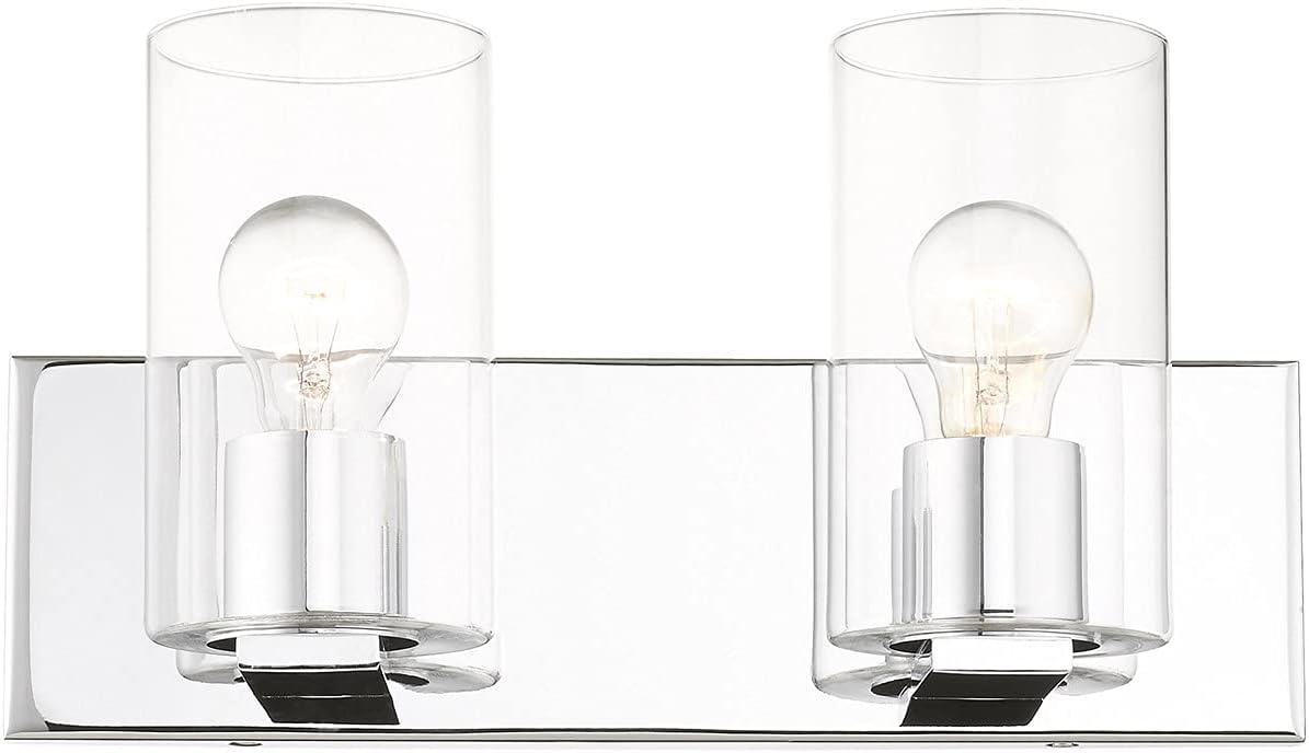 Livex Lighting 2 Light Polished Chrome Bath Vanity,16552-05