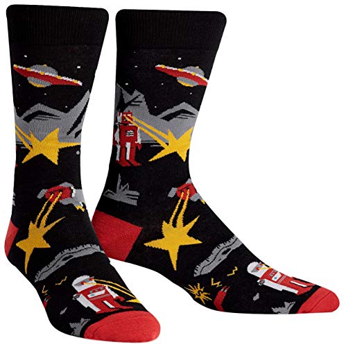 Sock It To Me Men s Space Robot Socks