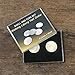 ZQION Walking Liberty Half Dollar Shell and Coin Set (4 Coins 1 Shell) by Oliver Magic Tricks Close Up Magic Illusion Gimmick Coin Appear/Vanish