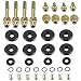 Dewhel B-SERIES B16 B17 B18 VTEC LOW-PROFILE SLIM VALVE COVER HARDWARE WASHER BOLT Color Black