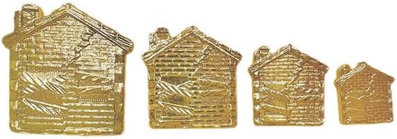 Trap House and Money Bag Pendant with 14k gold plated brass material modern fashion style