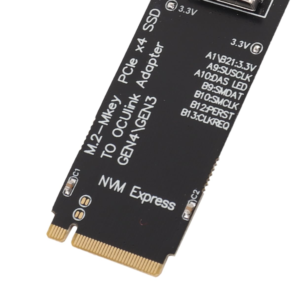 Riven Adaptador M.2 NVME a U.2 Oculink SFF-8612, tarjeta adaptadora PCI-E NGFF