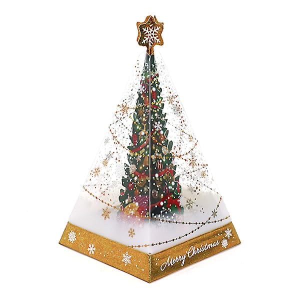 Amazon | クリスマスカード 洋風 立体カード XAR-826-697 （HX