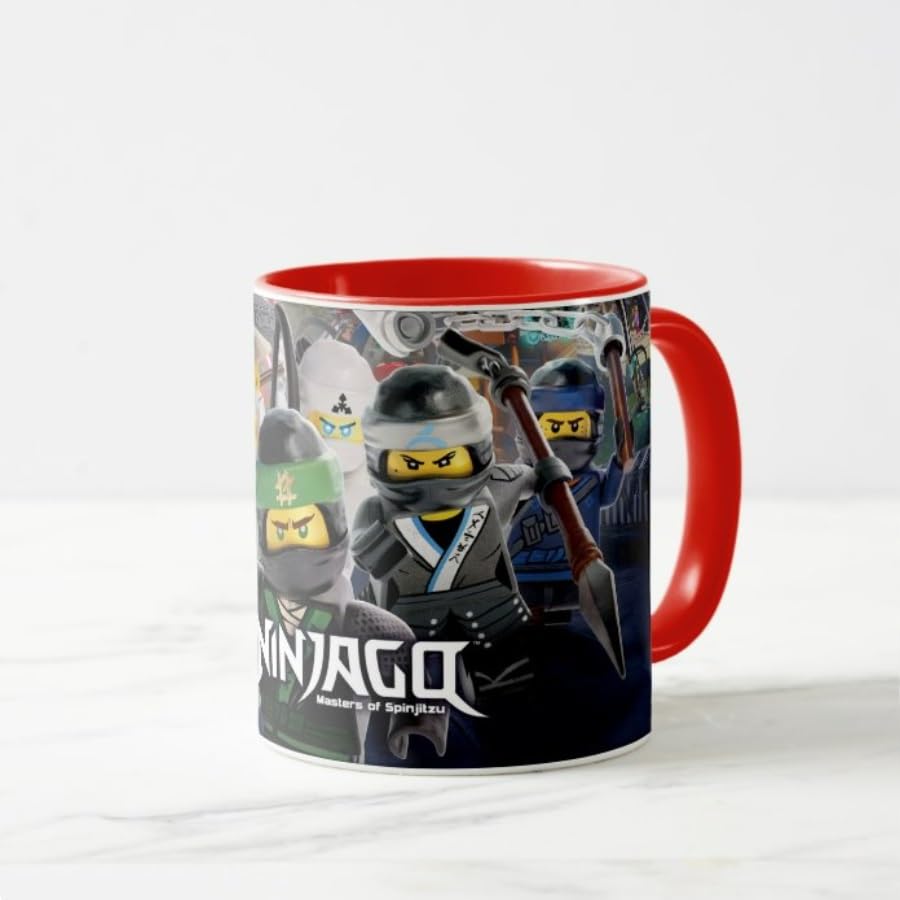 PRETTY UR PARTY Ninjago boy Red Coloured Inside and Handle Ceramic Mug, Coffee Mugs for Boys, Friends, Mugs for Return Gifts, Microwave Safe Tea Mugs, Roblox Milk Mug – Capacity 325 ml (B0CTKL2H4P) Amazon Price History, Amazon Price Tracker