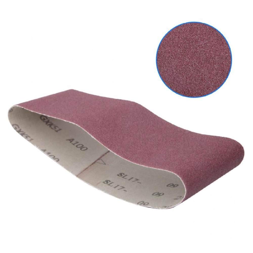 10PCS Nastri abrasivi 533x75mm 40-180 Set di nastri abrasivi per levigatrice in allumina a grana mista Set di nastri abrasivi Levigatrice a nastro Abrasivo Accessori per utensili, 40