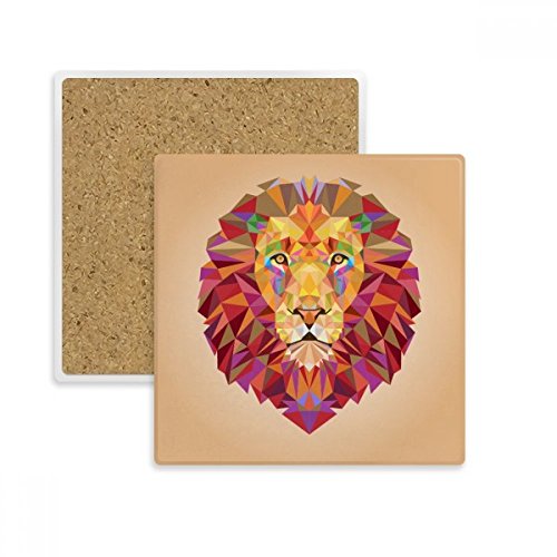 Dessous de verre lion absorbant évitez les traces de boisson