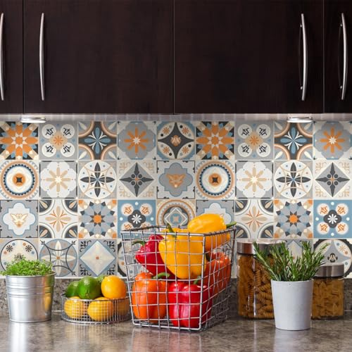 Image of Barebeauty 60 x 200 cm Kitchen Wallpaper, Self Adhesive Oil Proof Waterproof Wall Sticker for Kitchen, Anti-Mold Heat Resistant Backsplash Wall Covering (Pack of 3, 38.76 Sq. Ft. Approx)