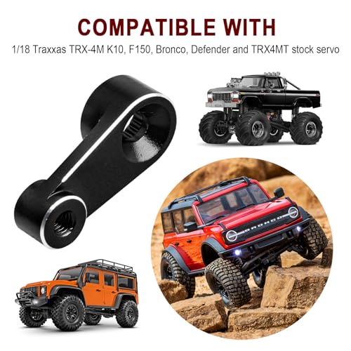 Vérins de servo 25T TRX4M 1/18 pièces upgrade direction mini crawler