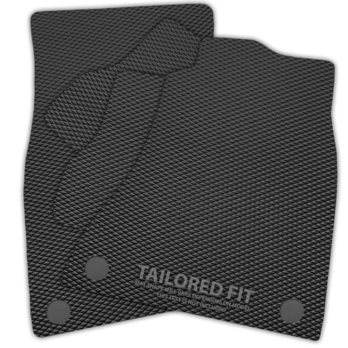 Image of Rubber Car Mats for Nissan X-Trail (E-POWER HYBRID) (2022 -) Exclusive Diamond Rubber with No Ribbed Trim [2688]