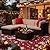 Devoko 5 Pieces Patio Furniture Sets All Weather Outdoor Sectional Patio Sofa Manual Weaving Wicker Rattan Patio Seating Sofas with Cushion and Glass Table(Beige)