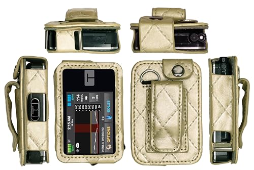 Étui en cuir avec film de protection Tandem T:Slim X2 pompe insuline