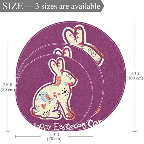 Tapis lapin de Pâques antidérapant pour sol sécurisé - 3