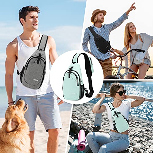 Kutqi Sling Backpack Crossbody Sling Bag For Travelling Hiking Chest Bag Shoulder Bag #TOP1