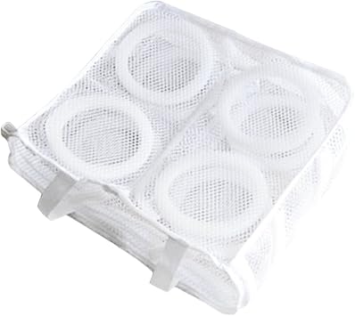 Amazon Co Jp Mymei シューズ洗濯ネット スニーカー サンダル 上履き スリッパ 上靴 そのまま干せる 靴用洗濯ネット シューズランドリーネット ホワイト シューズ洗い専用 ホーム キッチン