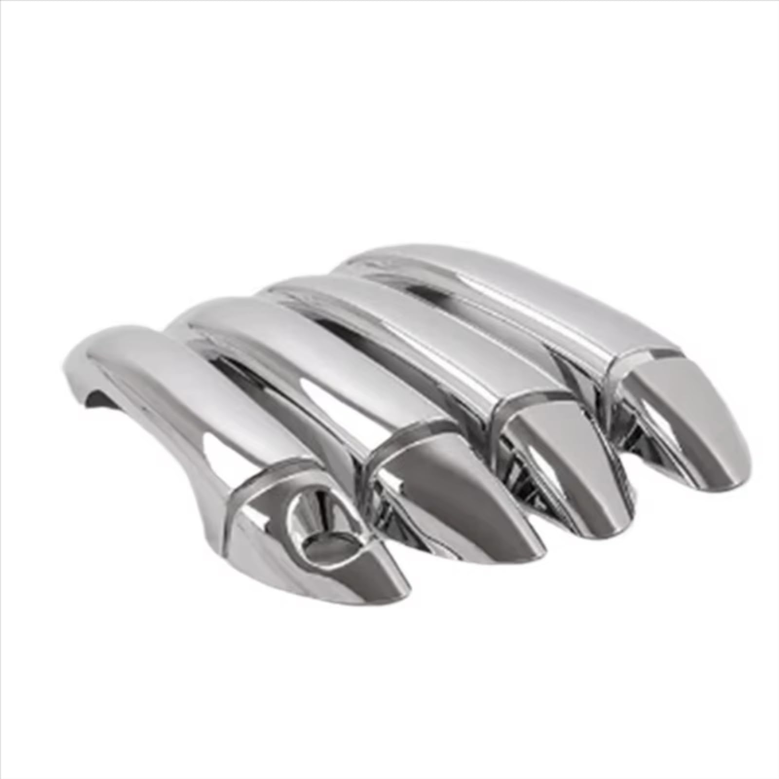 DSPOLIMV Outer Door Handle Cap Compatible with Hyundai for Grand I10 X 2014-2020 A80X-Car Handle Door Shell Decoration Sticker Electroplating