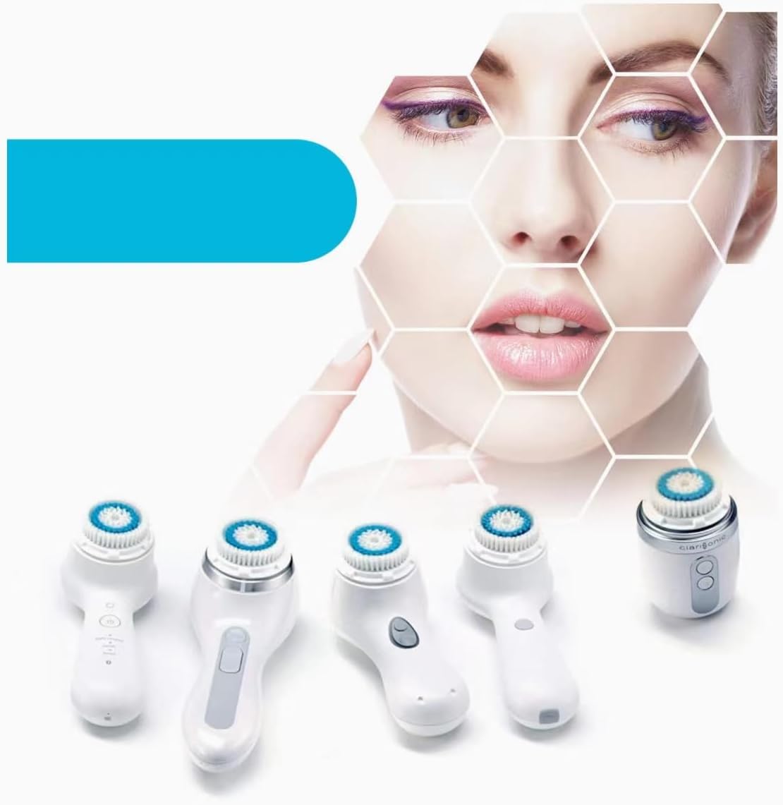 Deep Pore Replacement Brush Heads Compatible with Clarisonic Mia 2 Mia 1 | Deep Cleaning System Mia Fit,aria,pro, Alpha Fit, Smart Profile Uplift – 2 Pack(Deep Pore)