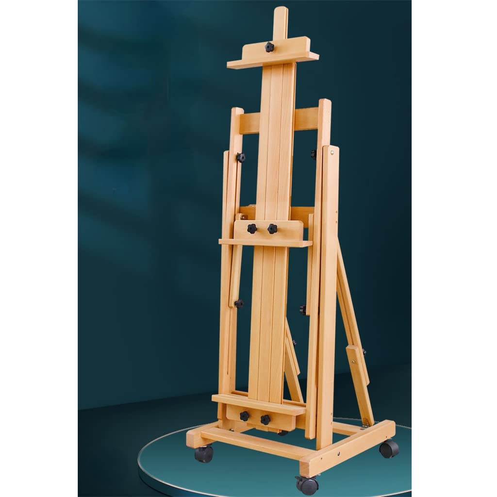 Caballete De Madera Doble Propósito For Pintura Al Óleo Y Acuarela Chevalet Exhibición Publicidad