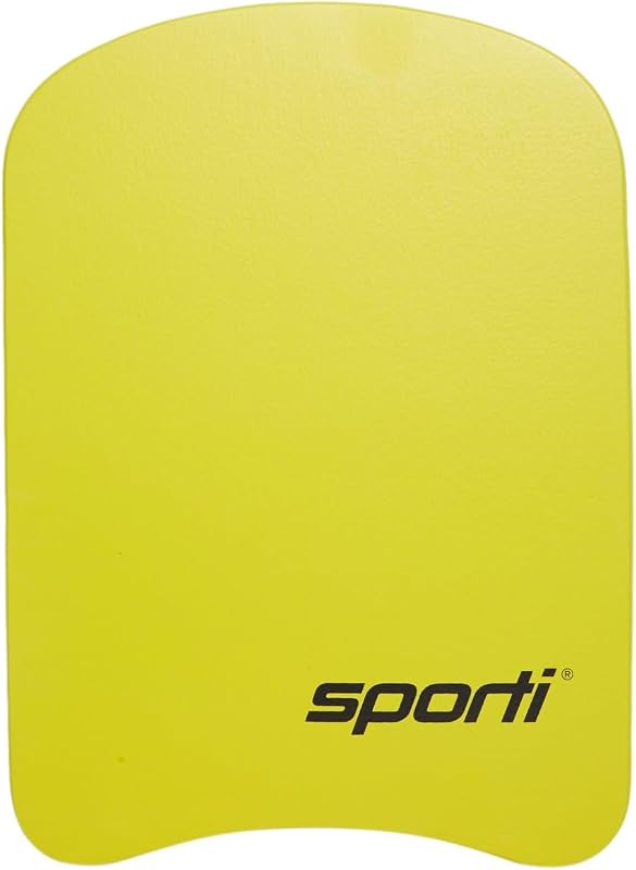 Sporti Kids Swim Kickboard, Junior EVA Foam Training Board, Swimming Aid | 14 x 10.5 x 1.125 in, Rounded Edges, Comfortable Grip, Contoured Underside, Kick Practice, Learn-to-Swim Aid, Pool Training