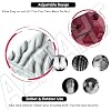 AZMAHT Scarpe Ortopediche Larghe Per Diabetici, In Memory Foam, Chiusura A Strappo, Suola Antiscivolo, Soletta Estraibile, Plantare In TPU, Taglia 42 (260 Mm), Colore Blu Uomo