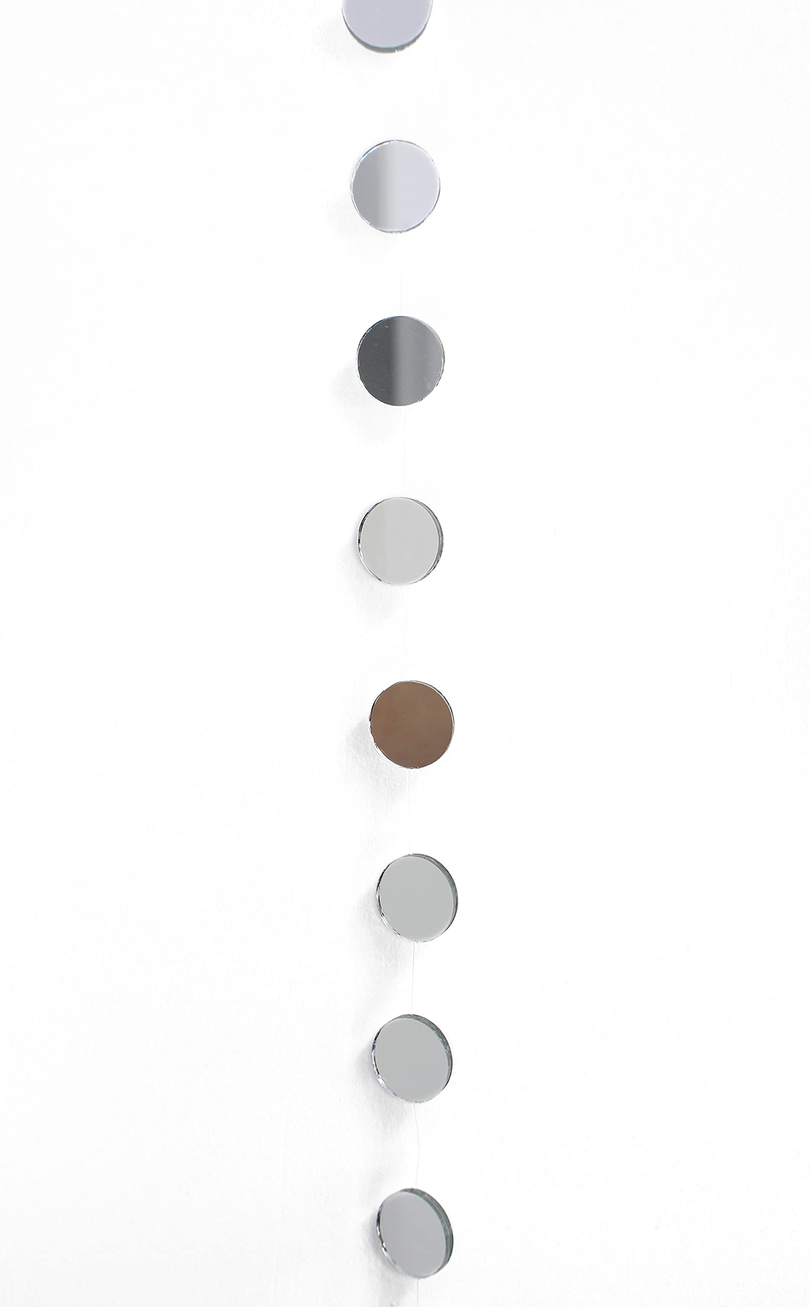 Mirror Garland Strand, 1 x 48 Inches, Real Mirror Sun Catcher Mobile