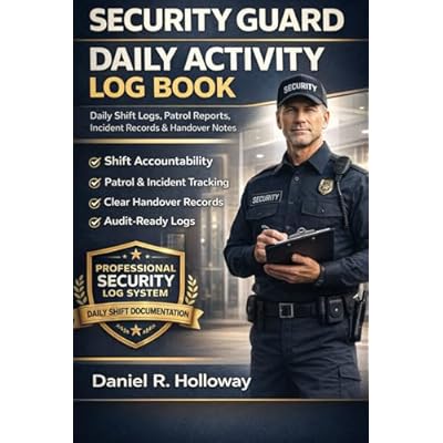 Security Guard Daily Activity Log Book