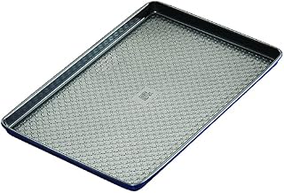 Hairy Bikers Extra Large Oven Tray BKW1540 Roasting Baking Sheet Pan Non Stick Freezer and Dishwasher Safe L44.7 x W30 x H2.4cm Blue Extra Large Blue