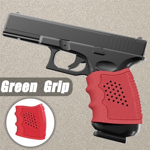 Ltnsimy 4Pack Glock Grip Tactical Pistol Holster Rubber Grip Glove Sleeve Anti-Slip for Glock 17, 19, 19x, 20, 21, 22, 23, 25, 31, 32, 34, 35, 37, 38, 41, 43x, 44, 45, 48 Pistols Accessories
