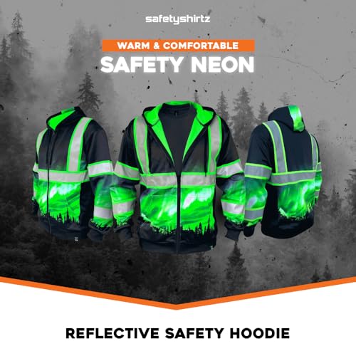 Image of SafetyShirtz SS360 ANSI Class 3 Type R Graphic Hoodie