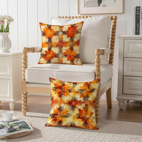 Housse de coussin orange imperméable pour protéger vos oreillers de patio