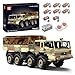 Produktbild Mould King 20040 Technik T813 für LKW Bausteine MOC Militär Geländelastwagen Abschlepplokomotive Technologie Fahrzeug Klemmbausteine Bauset (4733 Teile)
