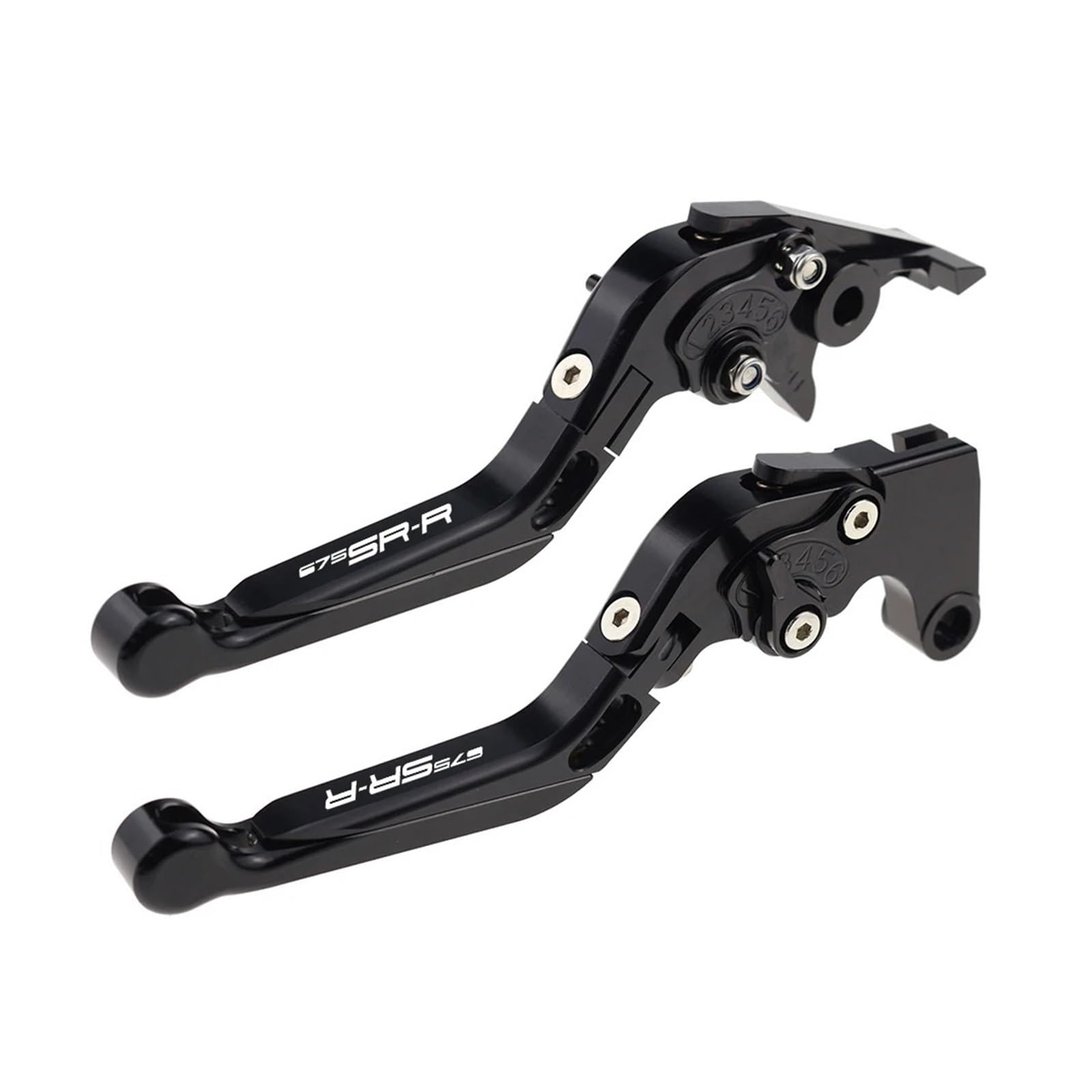 Yxbswbjd 01 Aluminum Alloy Folding Brake Lever For 675Srr Motorcycle Folding Extendable Brake Clutch Levers