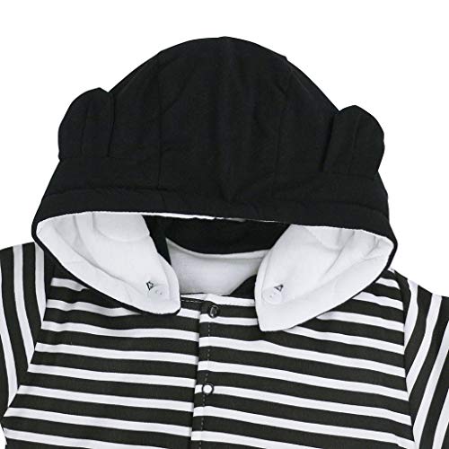 Rompertje voor baby's, winterjas, onesie, uniseks, cartoon, babyrompertje met capuchon, 3 maanden, Vine - Image 4