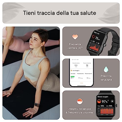 Yoetki Smartwatch, 1,91'' Schermo Orologio Uomo