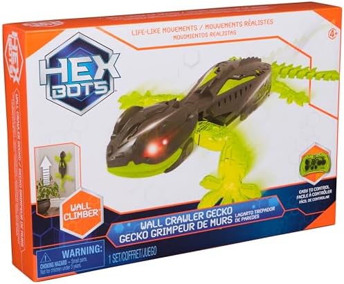 HEX Bots Wall Crawler Gecko with Official Wall Climber Technology, Rechargeable Remote Control Robot Kids Toys, Prank Toys for Boys & Girls Ages 4 & Up — view 7