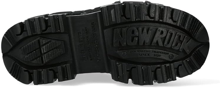 Amazon.com | New Rock WALL285-S2 Womens Black Leather Platform