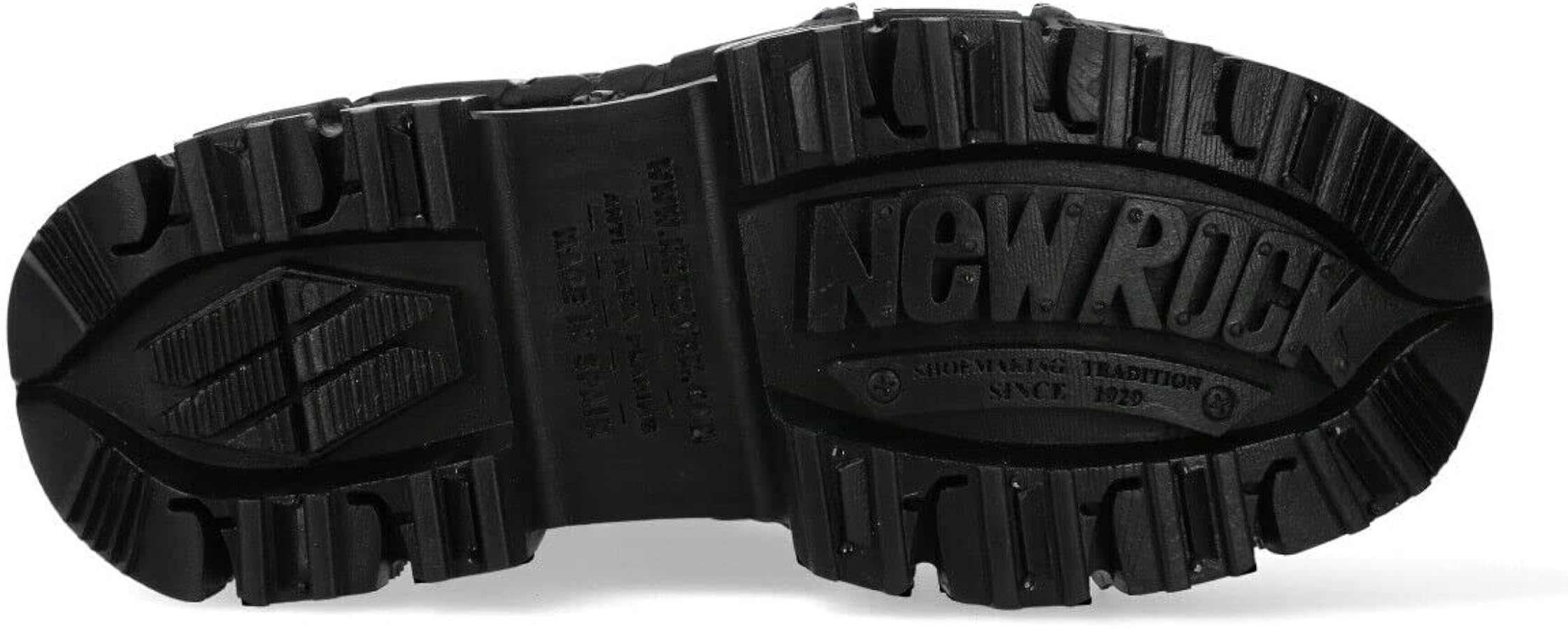 Amazon.com | New Rock WALL285-S2 Mens Black Leather Platform Goth