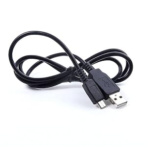 Input Micro USB 5V Charging Cable PC Laptop Charger Power Cord Replacement for GENIANI KW-JSQ10 KWJSQ10 Erie Portable
