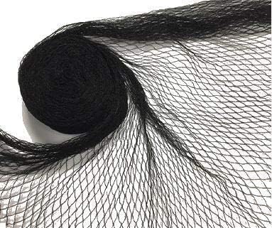 Koi Pond Net Black Netting 3X4m Woven Mesh Heavy Duty Net Cover For Leaves Fish Protector From Birds, Cats, Predators - Reusable Garden Nets With Stakes