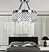 MonaLisa Gallery Crystal Chandeliers Flush Mount Ceilling Pendant Light Fixture SML-118-S W14XH16