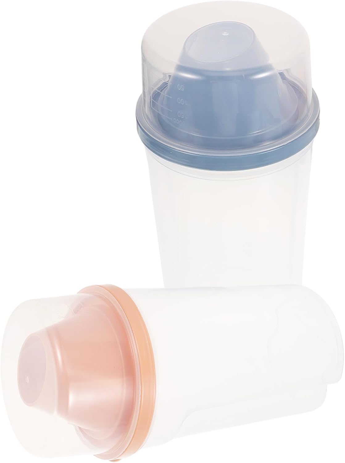 2Pcs Flat Laundry Dispensers Refillable Soap Bottles for Powder Detergent Compact and Lightweight Storage for Home Use Stylish and Practical Design